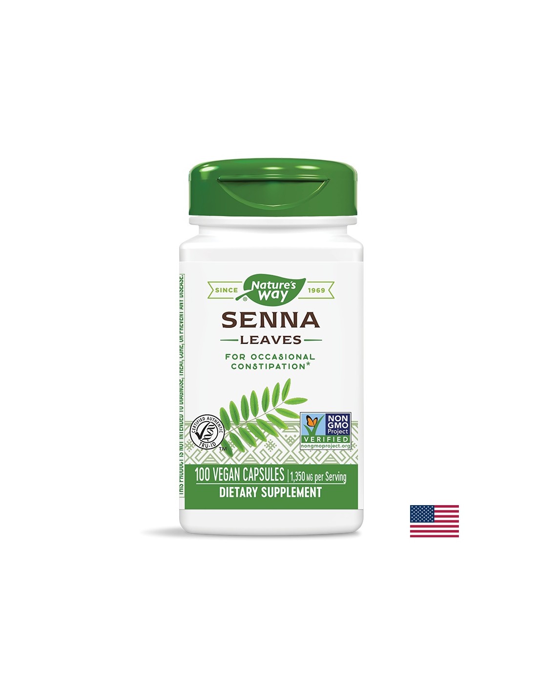 Senna (leaves) 450 mg - 100 capsules