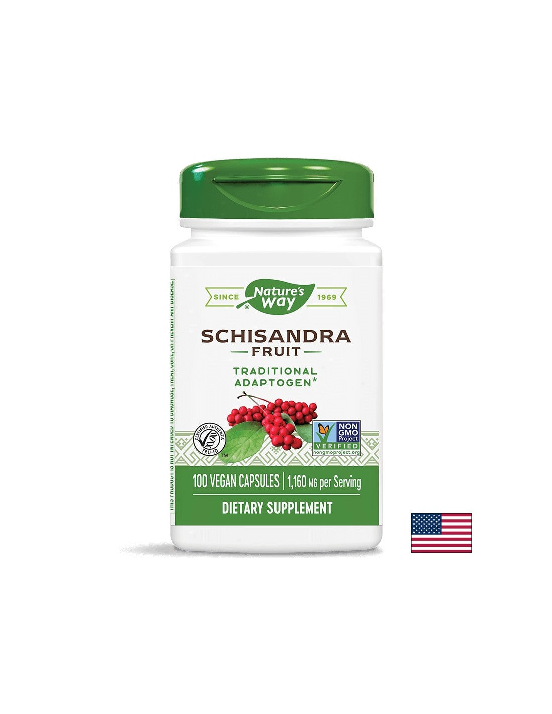 „Schisandra Fruit 580 mg“ - 100 kapsulių
