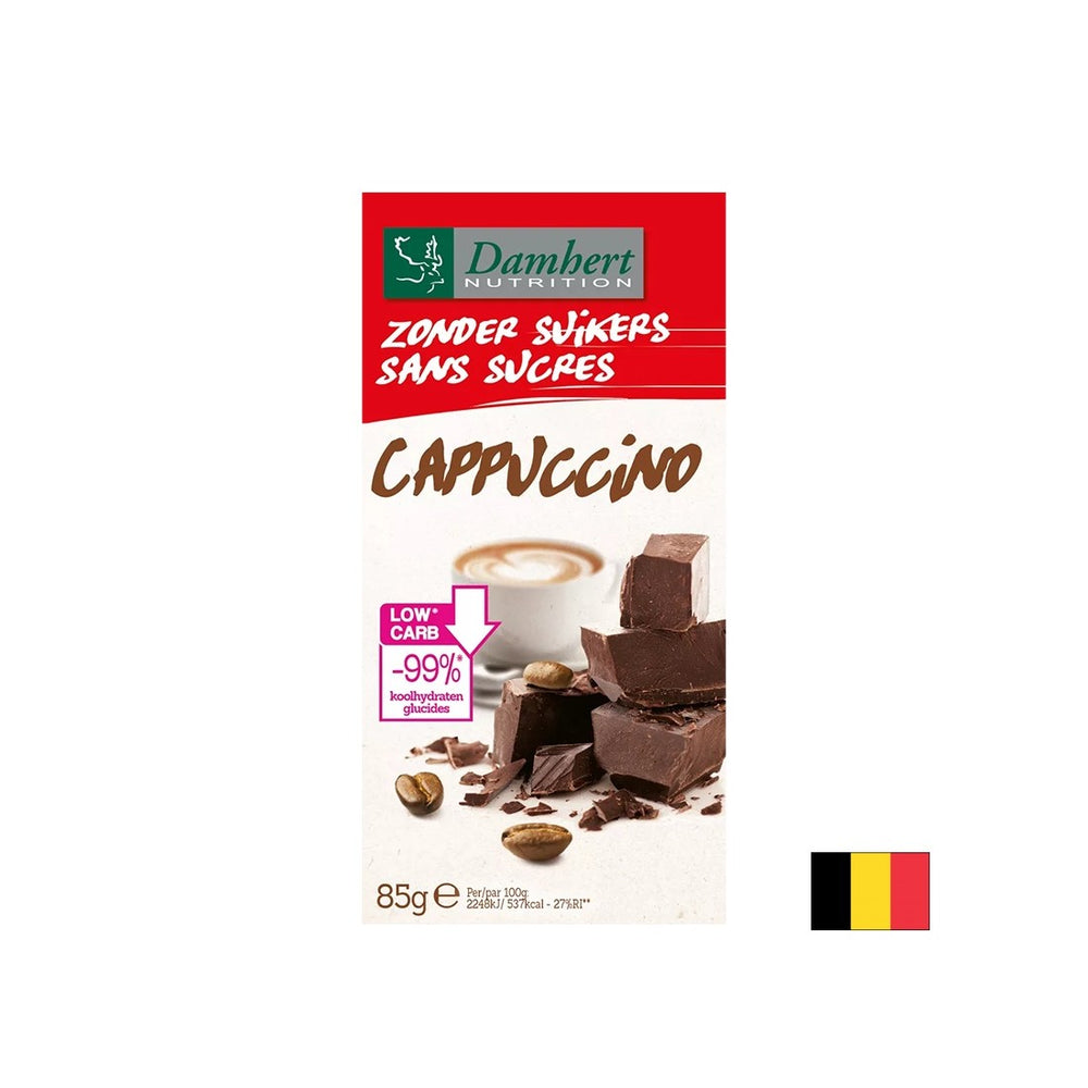 Čokolada s okusom kapućina (bez šećera), 85 g
