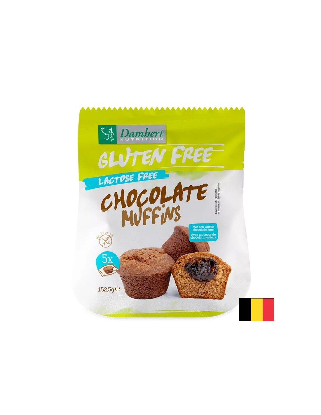 Chocolate muffins (gluten and lactose free), 152 g