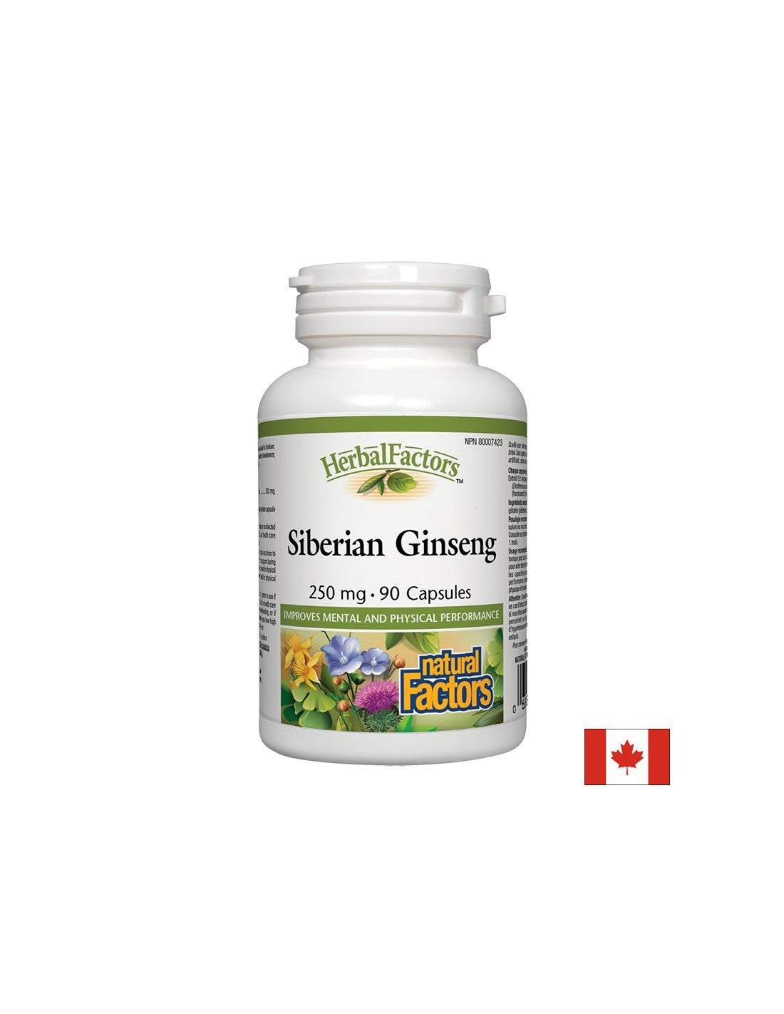 Siberian Ginseng 250 mg - 90 capsules