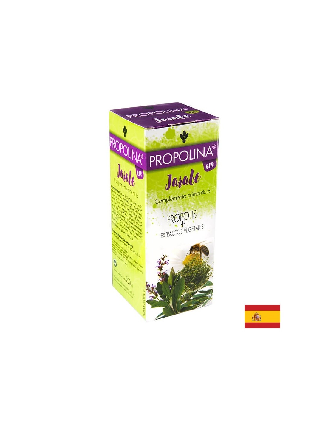 Für Husten und Halsschmerzen - Sirup mit Propolis, Kräutern und ätherischen Ölen Propolina, 200 ml