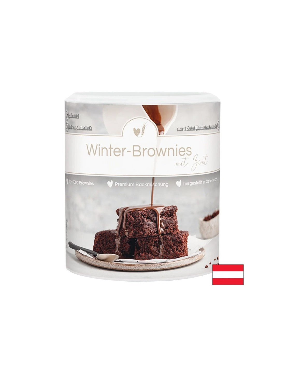 Mix di cottura brownie invernale con cannella, 358 g