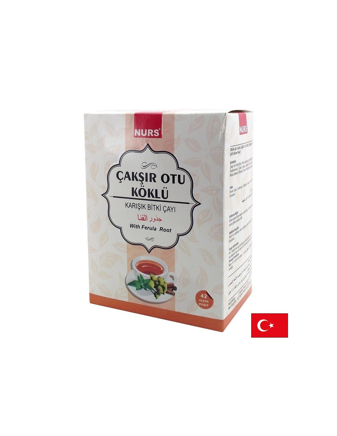 Mixed herbal tea with ferula root - energy and male potency, 42 filter bags