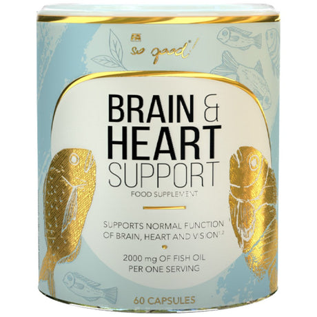 Brain & Heart Support Omega 3 | So Good! Series - 60 Гел капсули - Feel You