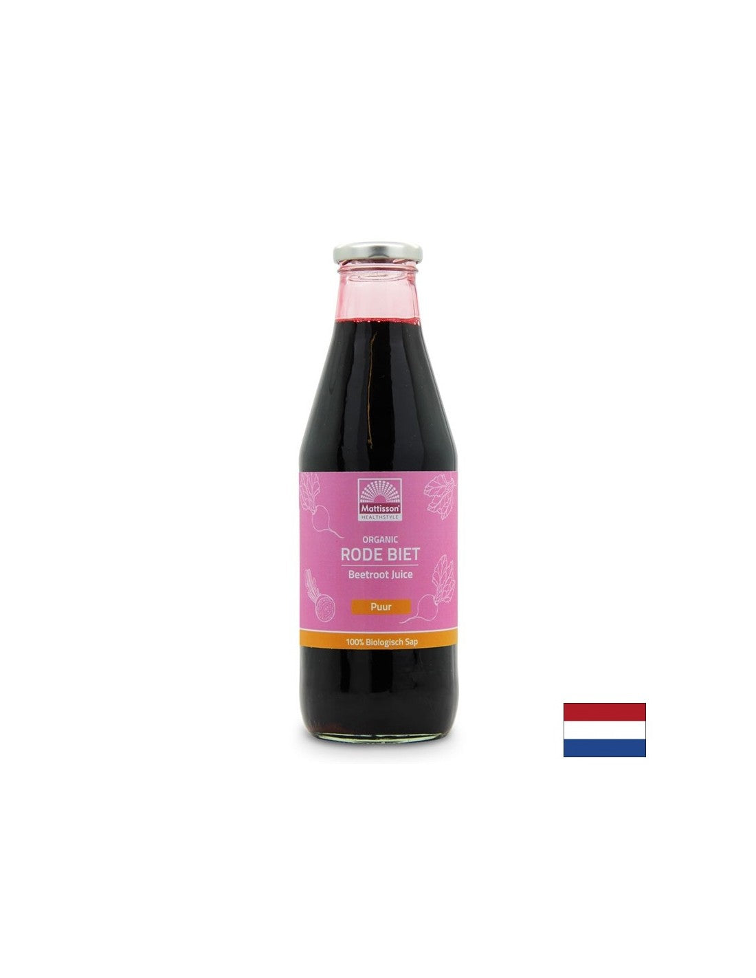 Organic beetroot juice, 750 ml Mattisson Healthstyle
