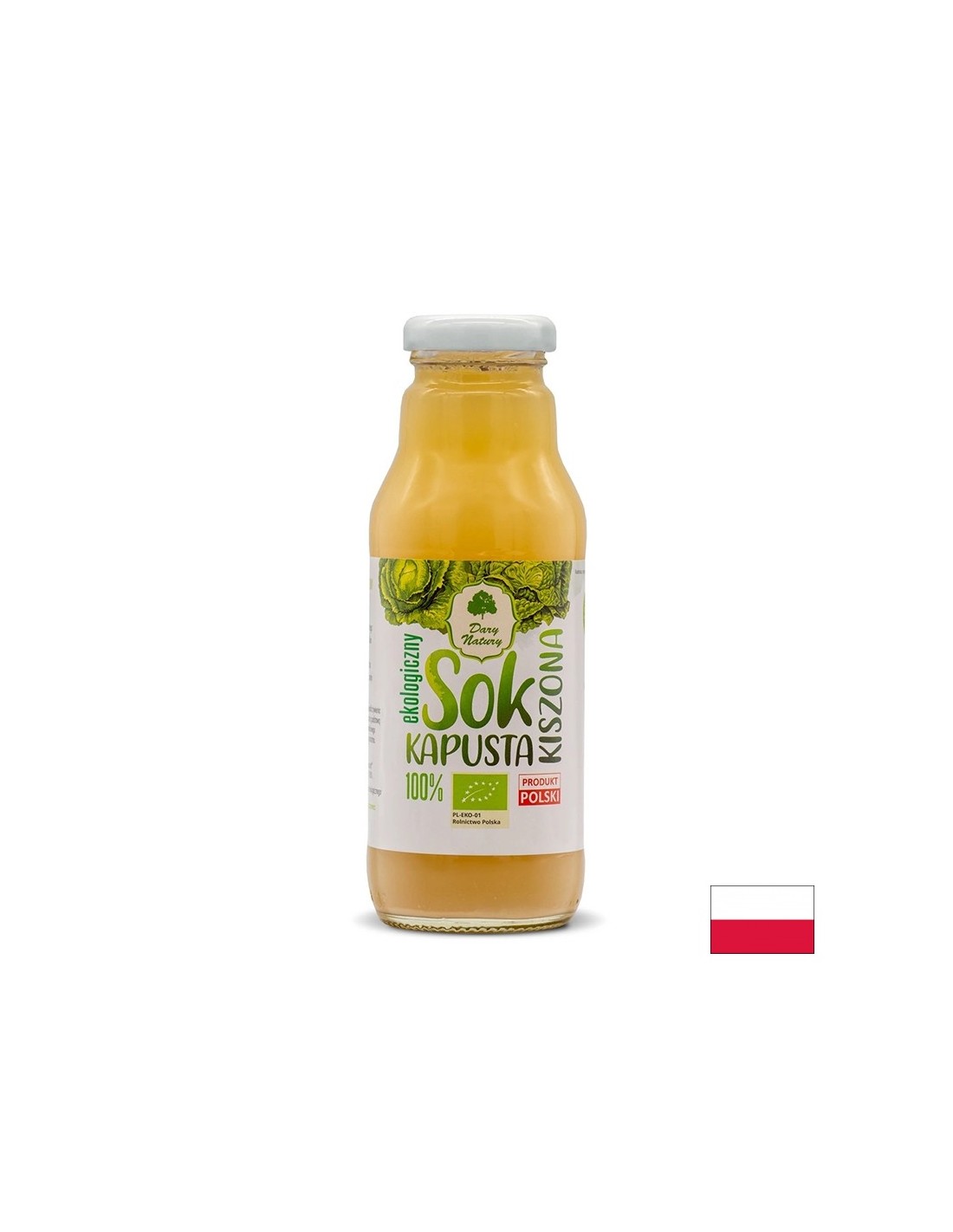Suc de varza murata bio, 270 ml Dary Natury
