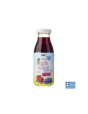 Pomegranate and Blueberry Juice - Immunity and Antioxidant Protection, 250 ml - Nutra Best Europe