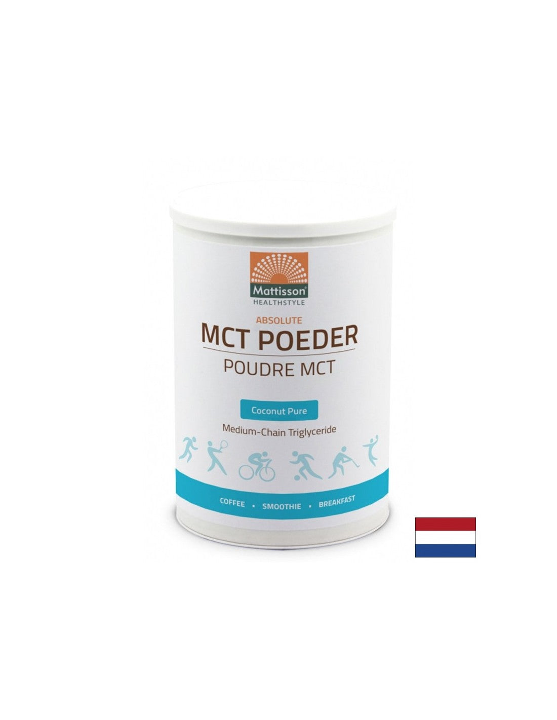 Medium Chain Triglycerides Powder - Pure Coconut, 330g Mattisson Healthstyle