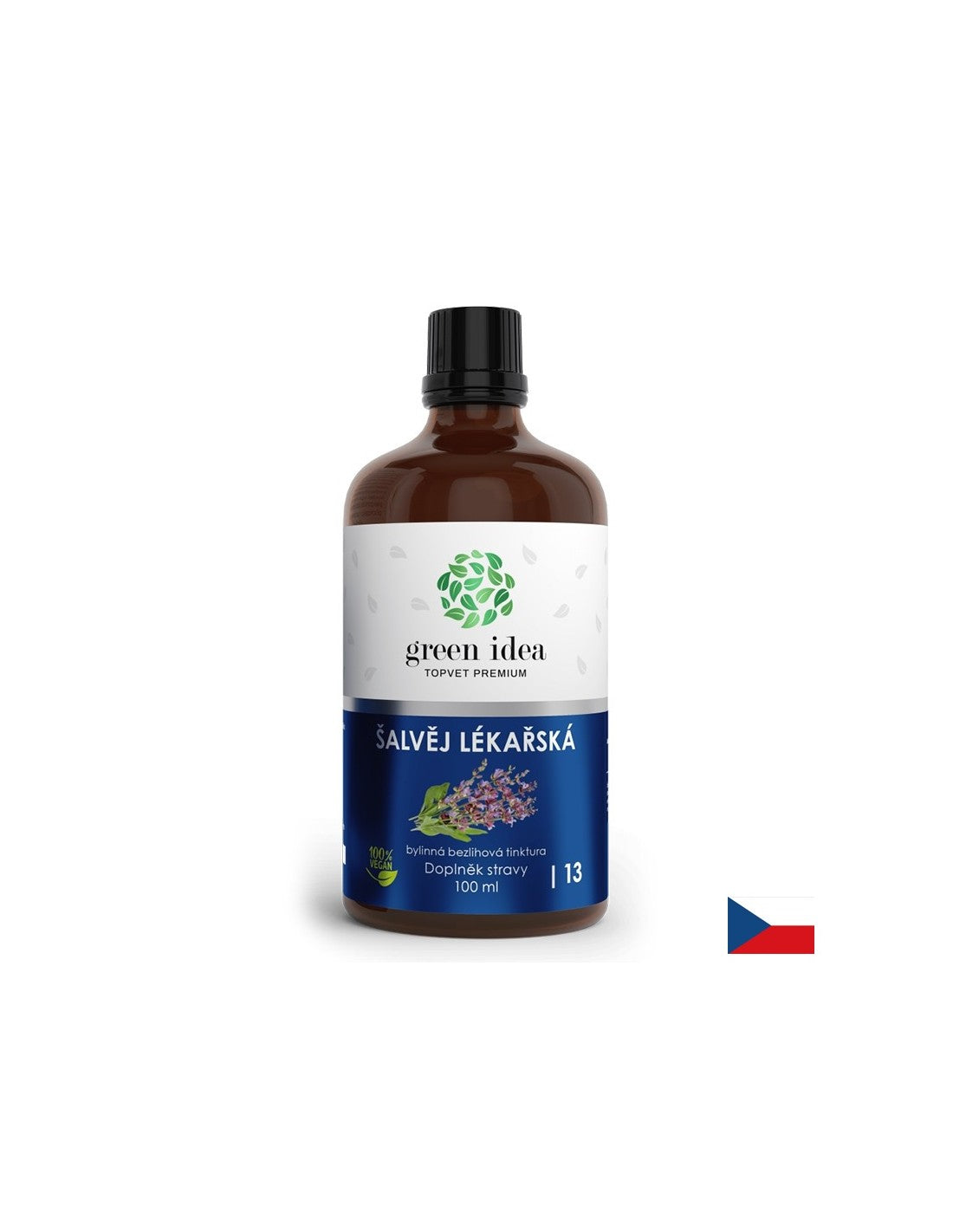 Contro la sudorazione indesiderata e la menopausa - Salvia (salvia), tintura (senza alcool), 100 ml