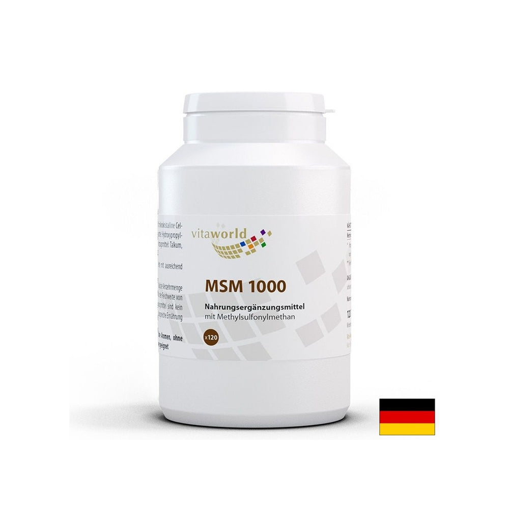 Articulații și oase - MSM (metilsulfonilmetan), 1000 mg x 120 comprimate