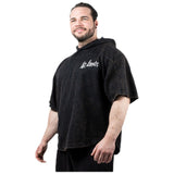 Legal Power Stone Wash Rag Top Bluza z kapturem „Boston” / Upper Hood / Black - Black