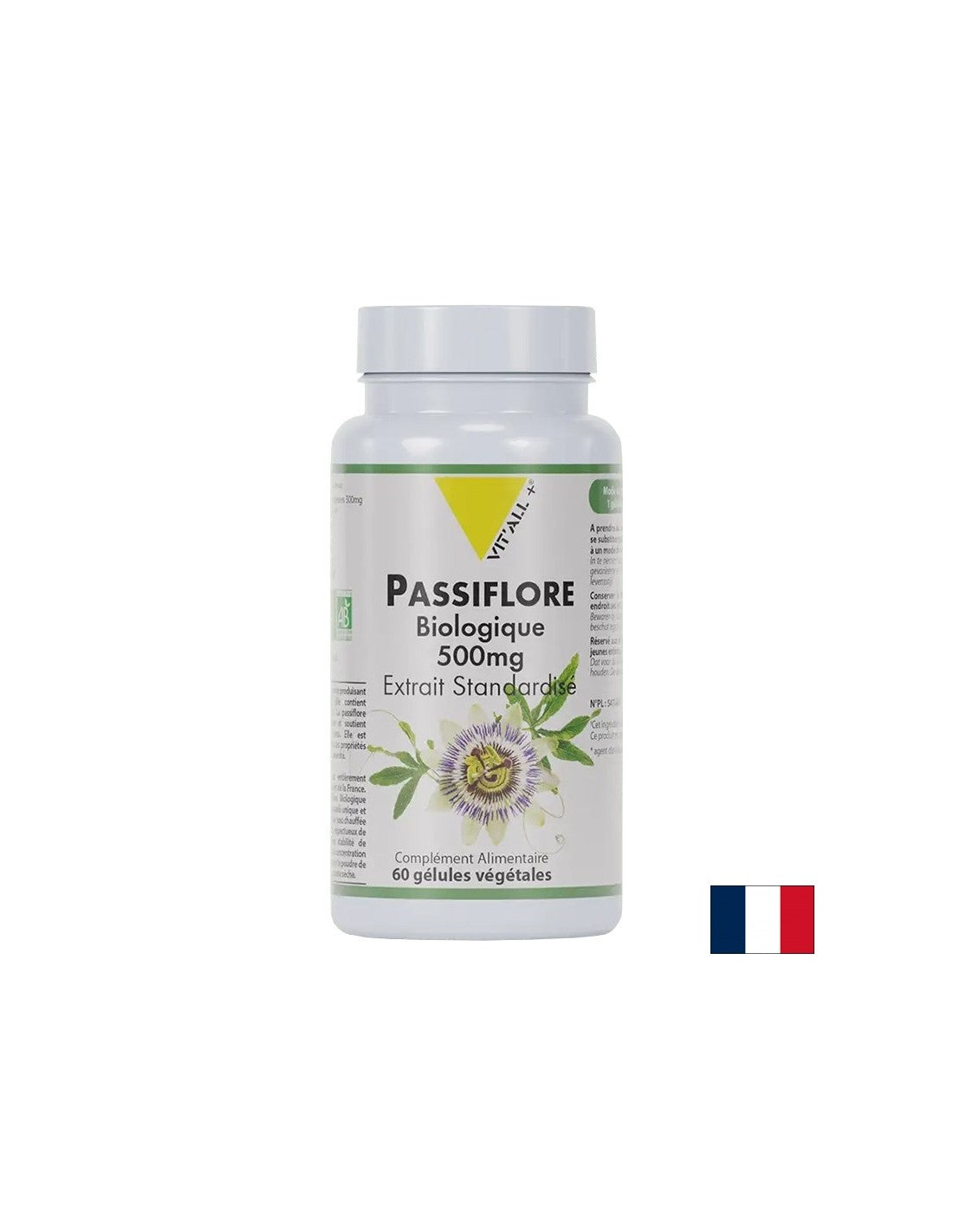Stress and insomnia - Passionflower, BIO, 500 mg x 60 capsules