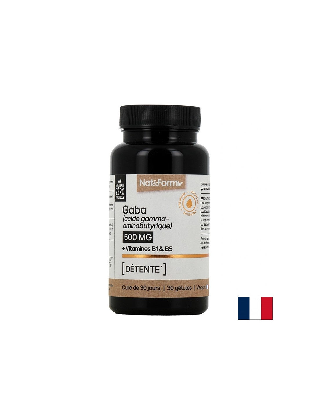 Stres a dobrá nálada - GABA + Vitamín B1 a kyselina pantoténová, 30 kapsúl