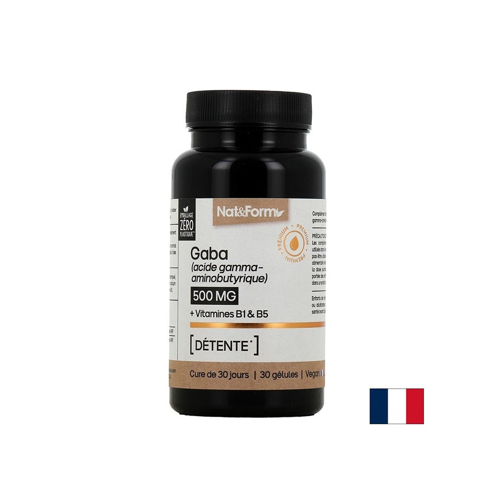 Stres a dobrá nálada - GABA + Vitamín B1 a kyselina pantoténová, 30 kapsúl