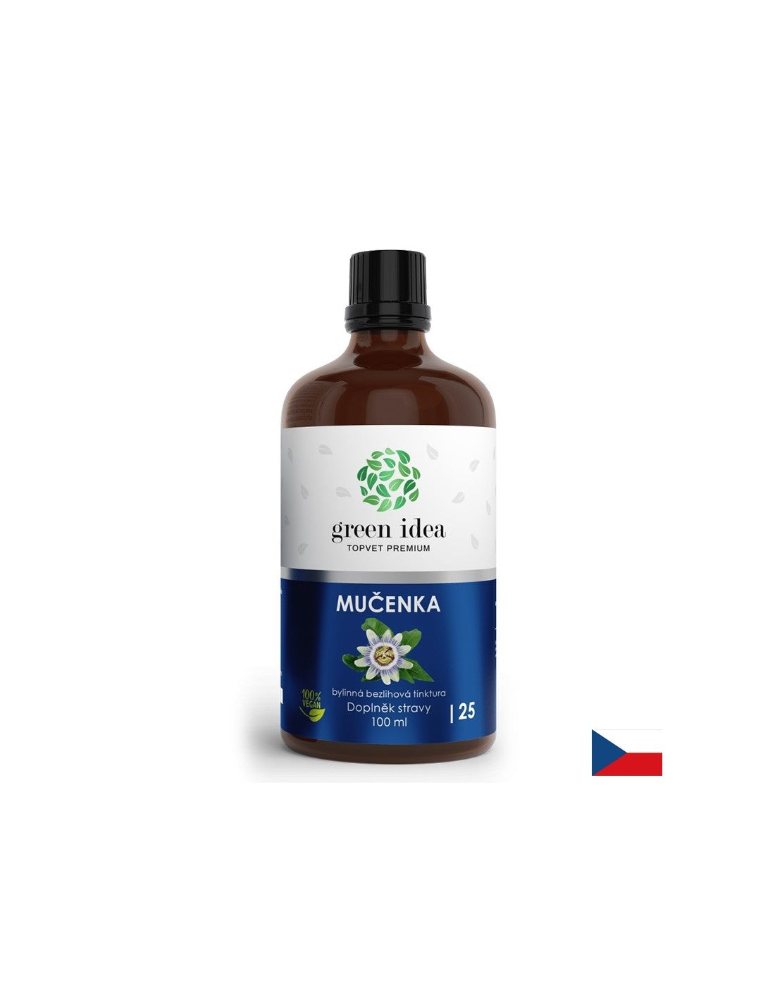 Stress and good mood - Passionflower, 100 ml tincture (alcohol-free)