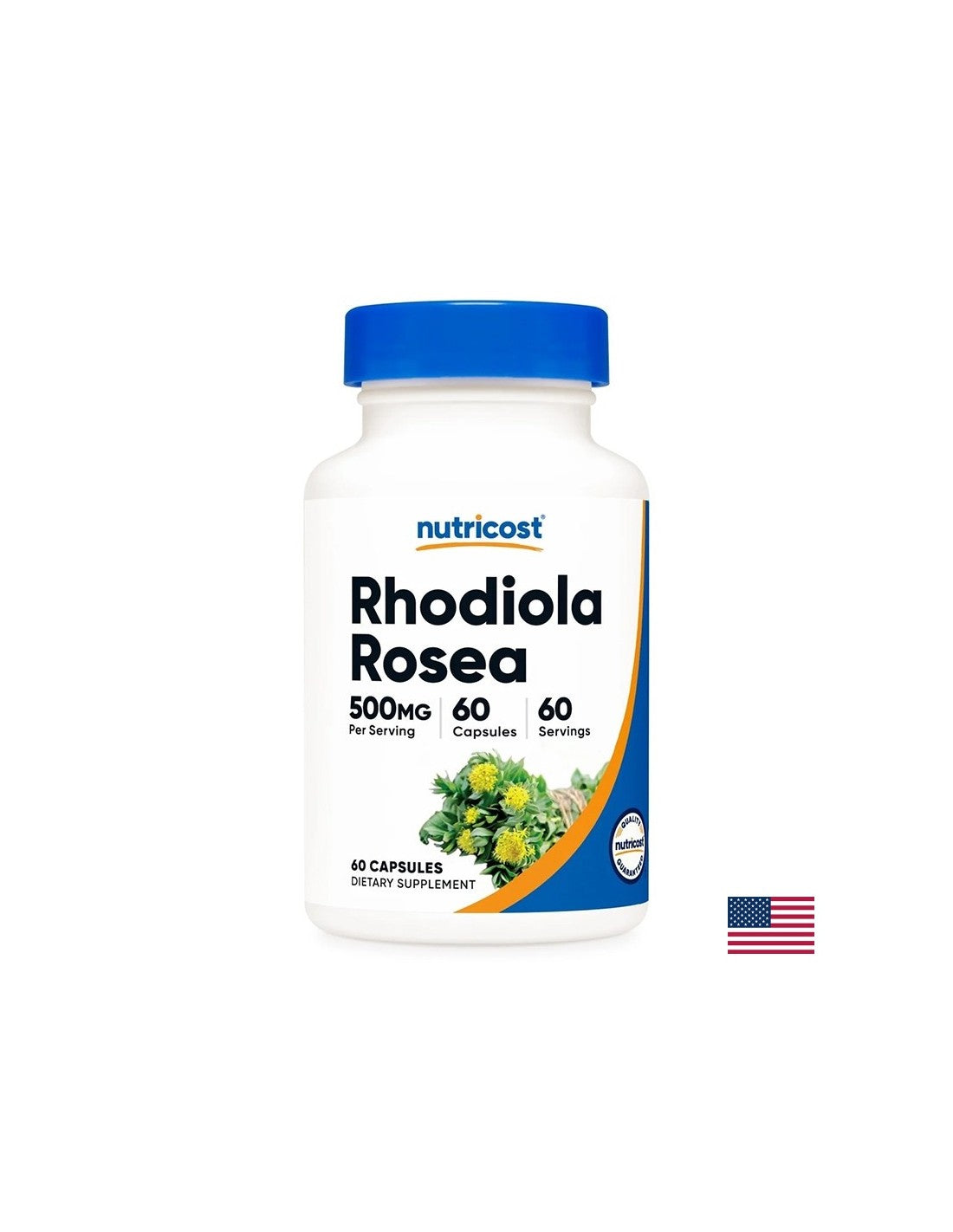 Stress and good mood - Golden root - Rhodiola Rosea, 60 capsules