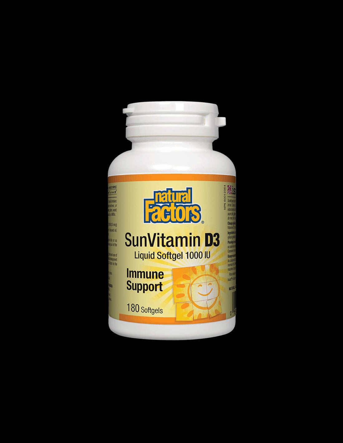 SunVitamin D3 1000 IU - 180 Гел капсули - Feel You