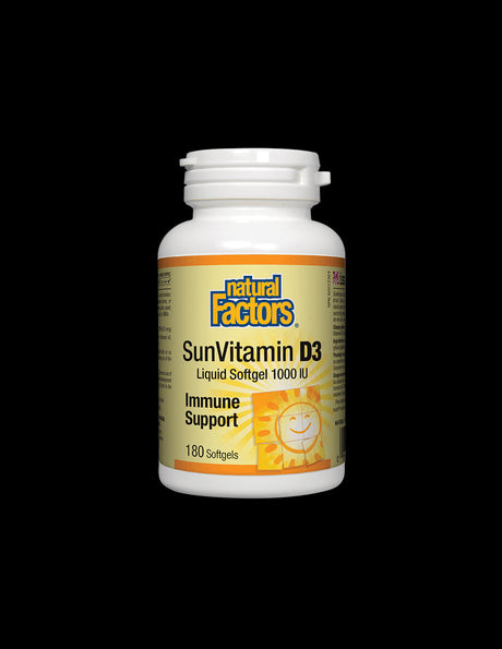 SunVitamin D3 1000 IU - 180 Гел капсули - Feel You