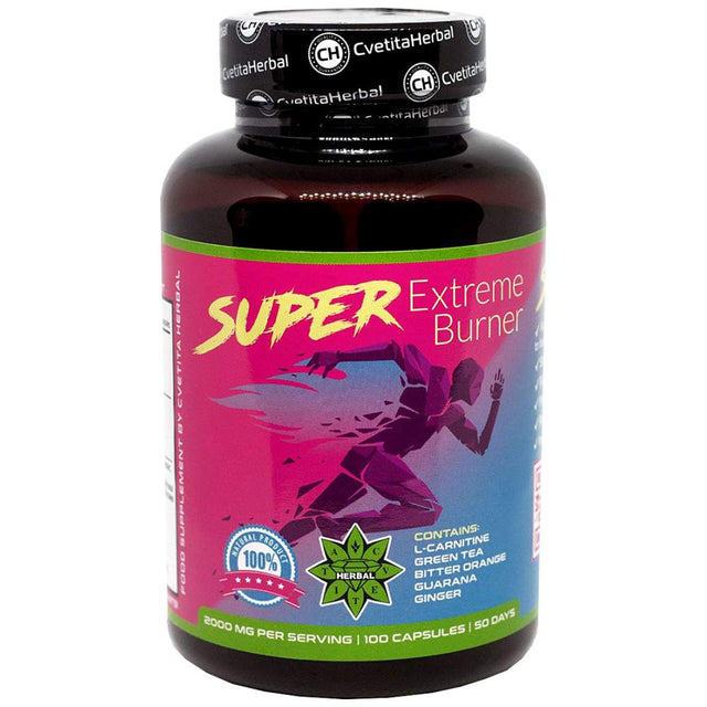 Super Extreme Burner 1000 mg - 100 капсули - Feel You