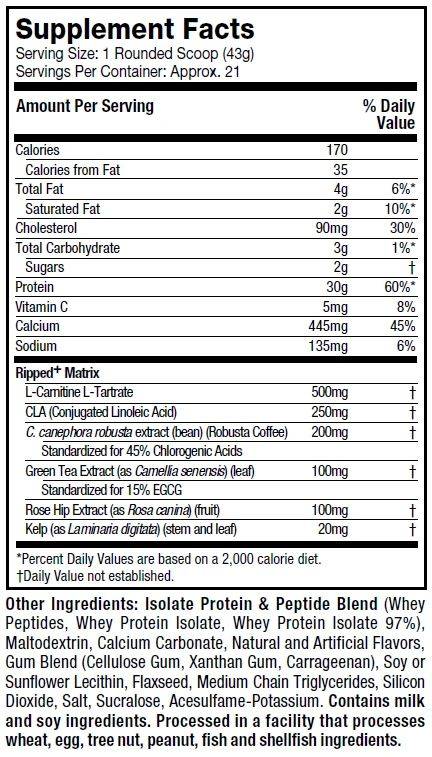 Nitro Tech / Ripped - 907 grams