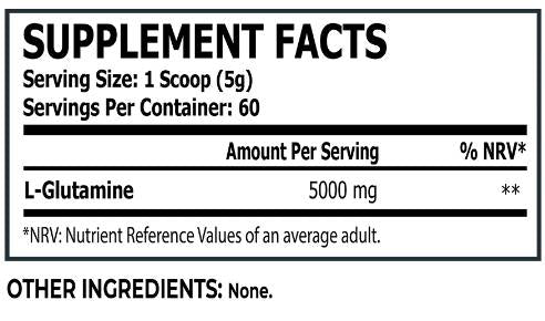 Glutamine Pulver - 300 Gramm