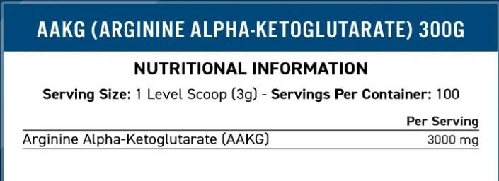 AAKG Powder 3000 mg - 300 grams