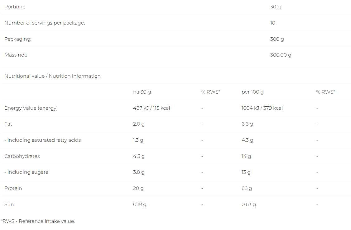 Mëllechstrooss Shake Whey - 300 Gramm