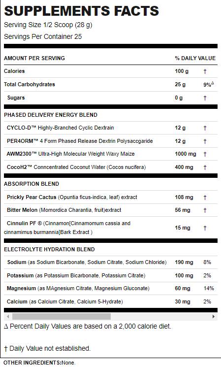 Carbion+ | Electrolyte Hydration Drink with Cyclic Dextrin - 725 грама - Feel You