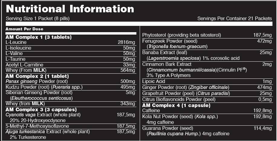 Animal M -STAK - 21 packages