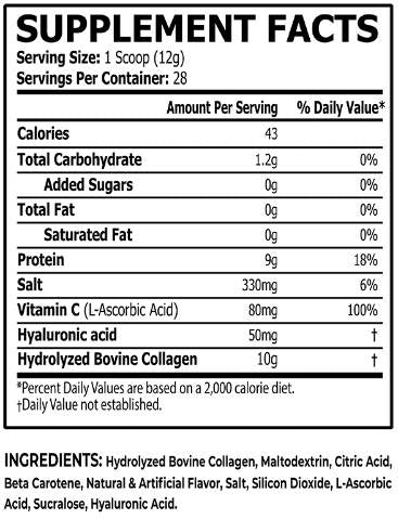 Zuschber | Mat Hyalurony Saier & Vitamin C - 336 Gramm