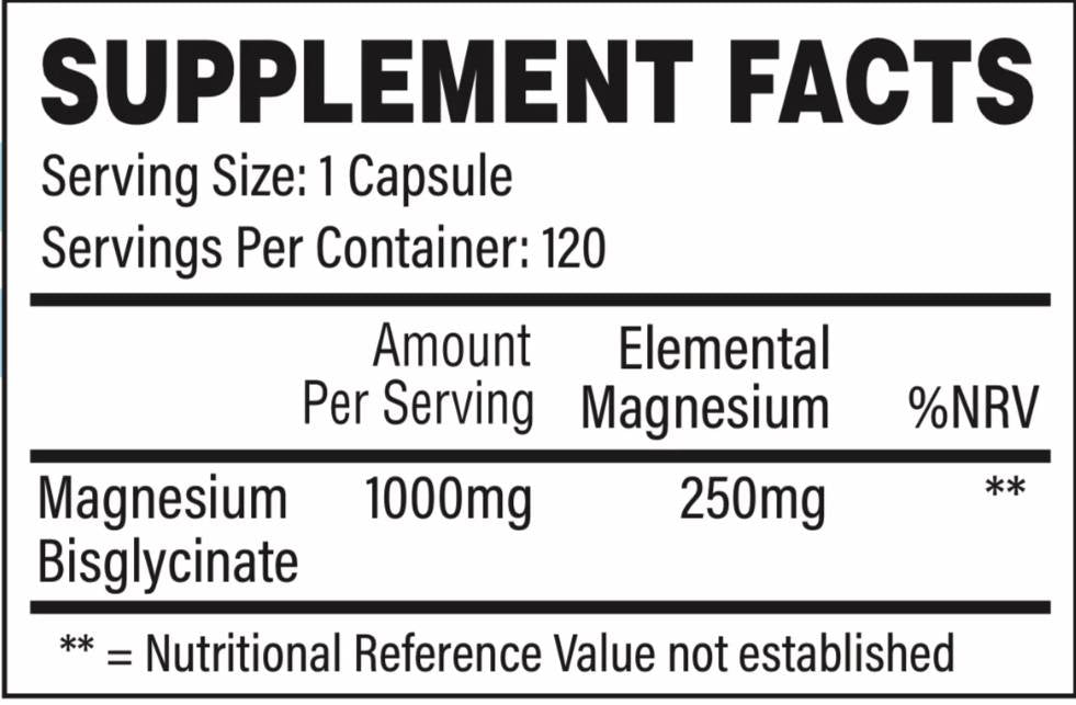 JP Magnesium | As Magnesium Bisglycinate - 120 capsules