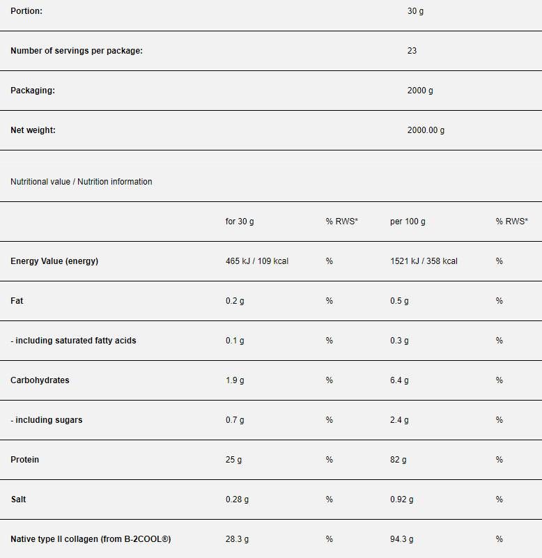 That's the Whey Isolate - 2000 grams