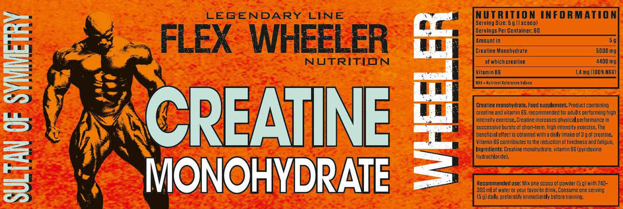 Creatine monyydrat | Mat Vitamin B -6 - 300 Gramm