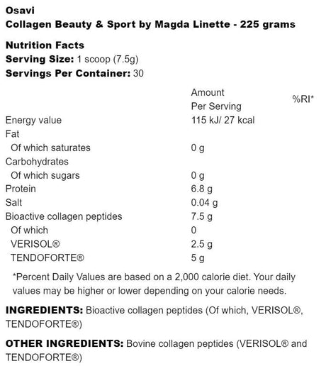 Kollageeni ilu ja sport Magda Linette - 225 grammi