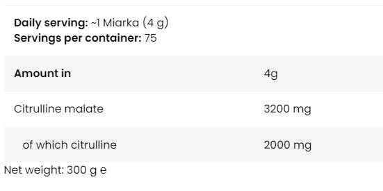 Levellegegary Zitrinine | Zitrinine Malate Pudder - 300 Gramm