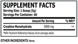 Creatine Monohydrate 5000 mg - 300 grams