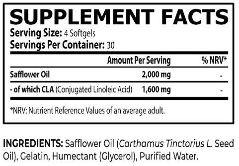 CLA 500 mg - 120 gel capsules