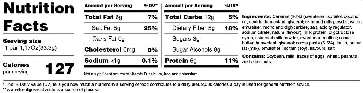 Protein Softy Bar | Nu este adăugat zahăr - 33,3 grame