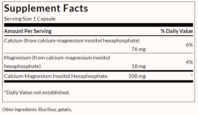 IP -6 Hexaphosphate Inositol - 240 κάψουλες