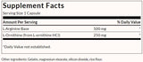 L-arginin & l-ornithine-100 Kapselen
