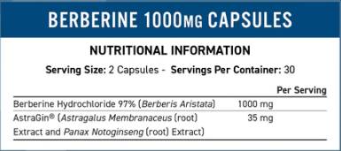 Berberine 1000 mg with AstraGin - 60 капсули - Feel You