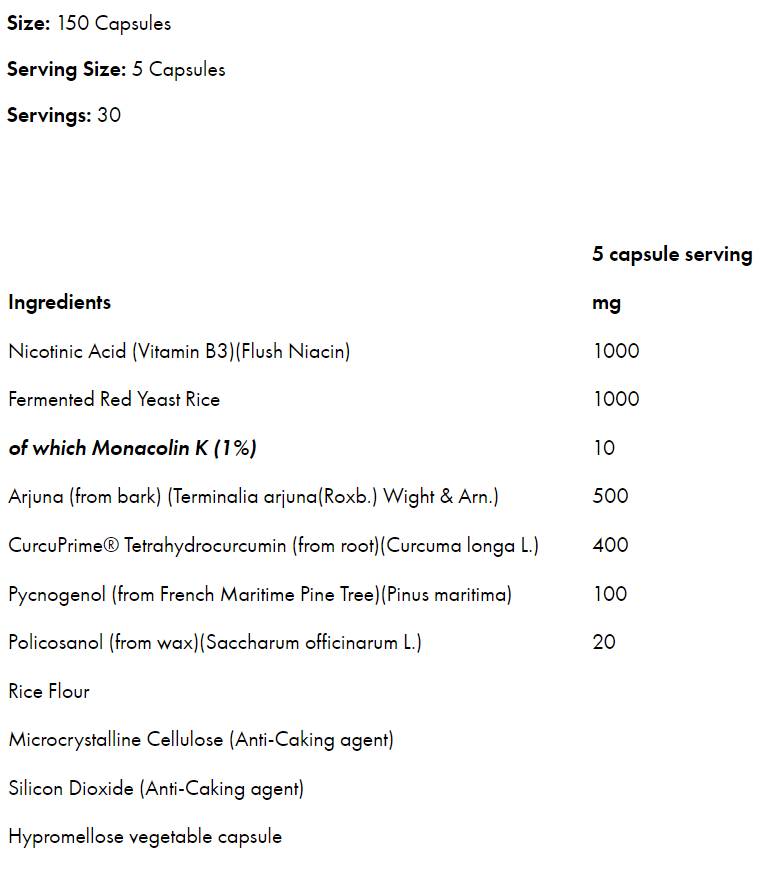 Lipid Pro + | Cholesterol Ënnerstëtzung - 150 Kapselen