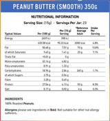 Fit Cuisine 100% Peanut Butter - Smooth - 350 грама