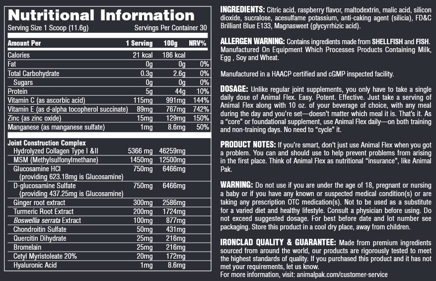 Animal Flex Powder - 348 gramas