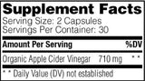 Apple Cider Vinegar - 120 capsules