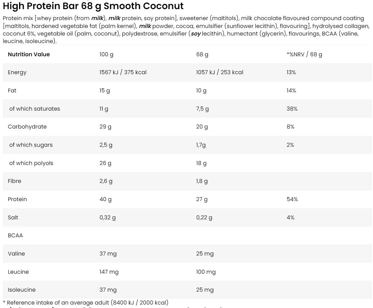 Héich Proteinbar - 68 Gramm