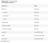 Anabolinis ledas BCAA | Su l -gliutamine ir citruline malatu - 375 gramais