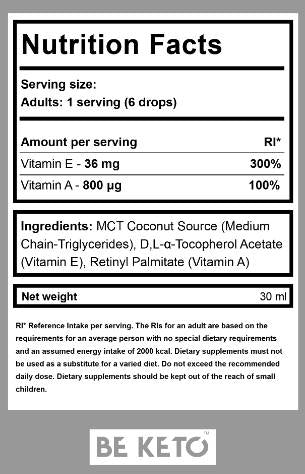 Vitamin A+E in Drops - 30 мл