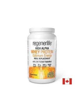 Whey Protein (Isolate) Optimum Energy Regenerlife™ - Energy and Muscle Tone, 940 g Chocolate Flavored Powder - Nutra Best Europe